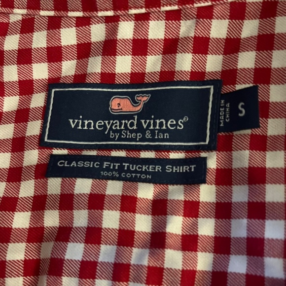 Vineyard Vines Red Checked Shirt - Picture 3 of 3